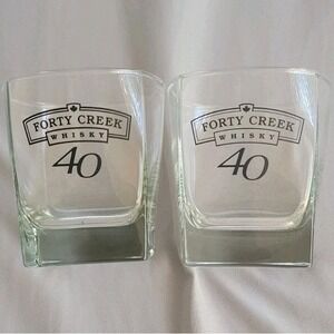 SET OF 2 FORTY CREEK WHISKY GLASSES
